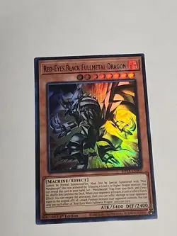 YUGIOH! Red-Eyes Black Fullmetal Dragon - ROTA-EN005 - Ultra Rare 1st Edition NM - Image 1