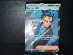 Larry's Skill 139 2025 Pokemon Prismatic Evolutions Full Art Trainer UR Card NM+ - Image 1