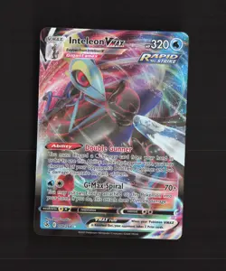 Inteleon VMAX 079/264 Fusion Strike Ultra Rare Holo Pokemon Card NM - Image 1