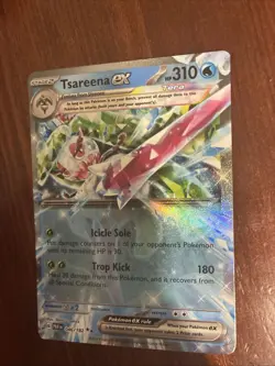 Pokemon TCG Tsareena EX Sv04: Paradox Rift Holo Card 046/182 - Image 1