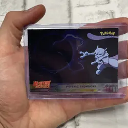 Topps Pokemon Psychic Showdown #33 The First Movie (Blue Logo) LP+ Vintage Card - Image 1