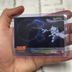 Topps Pokemon Psychic Showdown #33 The First Movie (Blue Logo) LP+ Vintage Card - Image 2