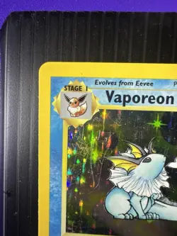 Pokemon TCG Vaporeon Jungle Holo Card 12/64 1st Edition Rare - Image 5