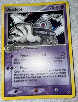 Pokemon TCG Dusclops EX Deoxys 7/107 Reverse Holo Holo Rare Card - Image 2