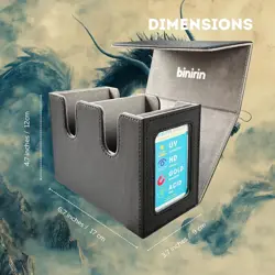 MTG Deck Box 280+ Card Storage Case, Durable Commander Deck Protector - Image 4