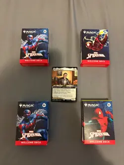 NYCC Magic the Gathering Spider-Man Welcome Decks Sealed + Promo Card - Image 1