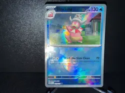 Slowking 019 2025 Pokemon Prismatic Evolutions Poke Ball Holo Card NM+ - Image 1