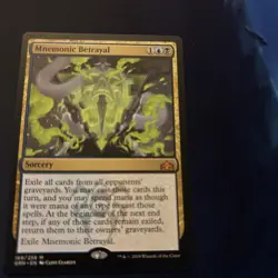 Mnemonic Betrayal NM Guilds of Ravnica GRN 189/259 Mythic English Regular MTG - Image 1