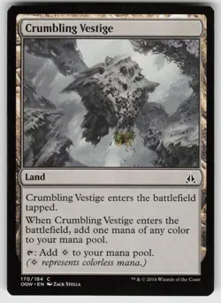 Crumbling Vestige C Oath of the Gatewatch 170 MTG - Image 1