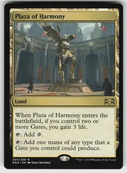 Plaza of Harmony R Ravnica Allegiance 254 MTG - Image 1