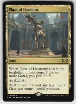 Plaza of Harmony R Ravnica Allegiance 254 MTG - Image 1