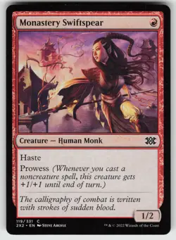 Monastery Swiftspear C Double Masters 2022 119 MTG - Image 1