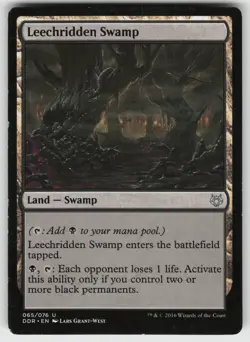 Leechridden Swamp U Duel Decks: Nissa vs. Ob Nixilis 65 MTG - Image 1