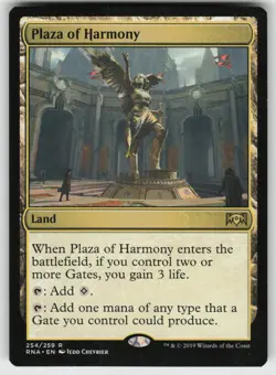 Plaza of Harmony R Ravnica Allegiance 254 MTG - Image 1