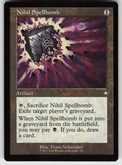 Nihil Spellbomb (Retro Frame) C Commander: The Brothers' War 152 MTG - Image 1