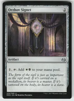 Orzhov Signet U Modern Masters 2017 224 MTG - Image 1