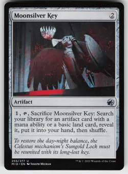 Moonsilver Key U Innistrad: Midnight Hunt 255 MTG - Image 1