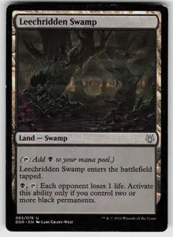 Leechridden Swamp U Duel Decks: Nissa vs. Ob Nixilis 65 MTG - Image 1