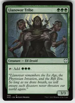 Llanowar Tribe U Commander: Kaldheim 66 MTG - Image 1