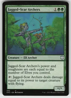 Jagged-Scar Archers U Commander: Kaldheim 65 MTG - Image 1