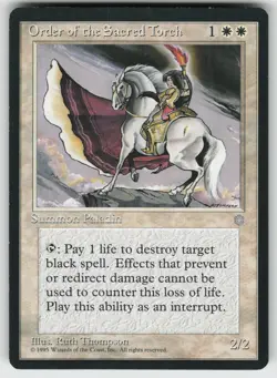 Order of the Sacred Torch R Ice Age MTG - Image 1