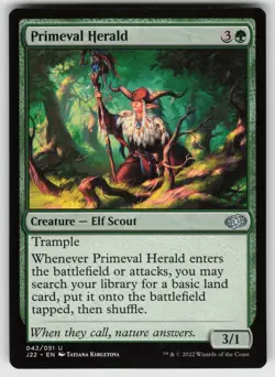Primeval Herald U Jumpstart 2022 42 MTG - Image 1
