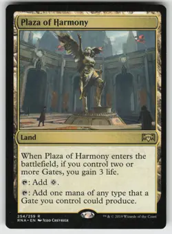 Plaza of Harmony R Ravnica Allegiance 254 MTG - Image 1