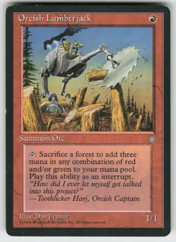 Orcish Lumberjack C Ice Age MTG - Image 1