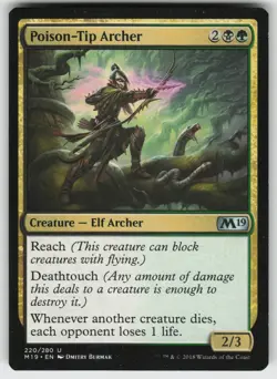 Poison-Tip Archer U Core Set 2019 220 MTG - Image 1