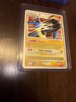 Lucario Lv.X 122/123 D&P Mysterious Treasures Holo Ultra Rare Pokemon NM/VLP - Image 1