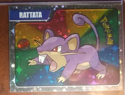 Rattata #7 2024 POKEMON Last Evolution Sticker PERU Limited Edition Foil - Image 1