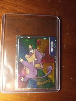 Rattata #7 2024 POKEMON Last Evolution Sticker PERU Limited Edition Foil - Image 2