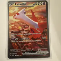Pokemon TCG Latias ex 239/191 Sv08: Surging Sparks Special Illustration Holo NM - Image 1