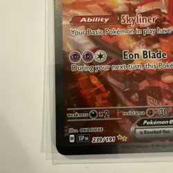 Pokemon TCG Latias ex 239/191 Sv08: Surging Sparks Special Illustration Holo NM - Image 3