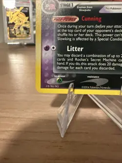 Pokemon Dark Slowking 9/109 Reverse Holo Team Rocket Returns LP Condition - Image 5