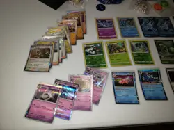 Pokemon Collection Lot With Rares & Holos, Accessories Dice Sleeves Coins VMAX - Image 3