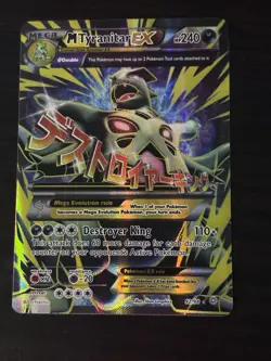 Pokemon TCG XY Ancient Origins Tyranitar EX #92/98 M Full Art Ultra Rare NM - Image 1