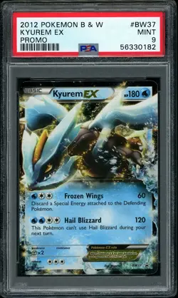 2012 Pokemon Black & White Kyurem EX Black Star Promo #BW37 PSA 9 MINT - Image 1