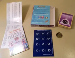 Pokemon Psych Out Theme Deck Never Played Complete Box Pikachu Coin Jigglypuff - Image 2