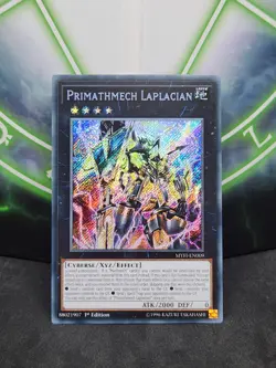 Yugioh Primathmech Laplacian MYFI-EN009 Secret Rare 1st Edition NM - Image 1
