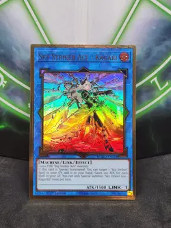 Yugioh Sky Striker Ace - Kagari MAGO-EN038 Gold Rare 1st Ed NM Alternate Art - Image 1