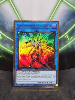 Yugioh Sky Striker Ace - Kagari MAGO-EN038 Gold Rare 1st Edition NM - Image 1