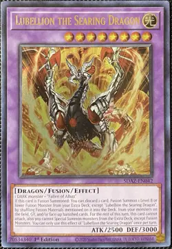 Lubellion the Searing Dragon SDAZ-EN042 Albaz Strike 1st Edition - Yugioh Card - Image 1