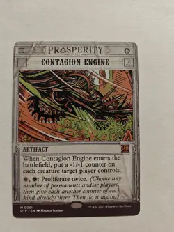 MTG English Contagion Engine NM Normal - Image 1