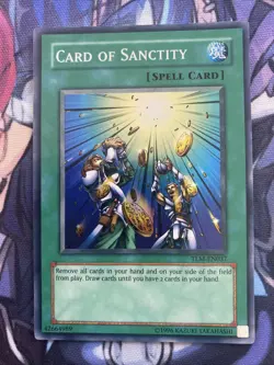 (AD) Yugioh: Card Of Sanctity - TLM-EN037 - Super Rare - Unlimited - Light Play - Image 1