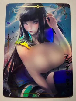 SEXY HEROINE WAIFU Hinata NARUTO ACG PREMIUM HOLOFOIL CARD NM - Image 1