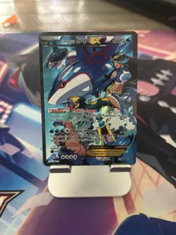 Team Aqua's Kyogre EX 6/34 - Double Crisis - Holo Ultra Rare - LP Pokemon Card - Image 1