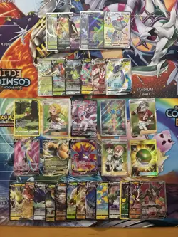 Pokemon Card Full Art Alt Art Fire Sylveon Dragonite Crobat - Image 1