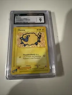Pokemon 2002 E-Card Expedition Mareep #119 CGC 9 - Image 1