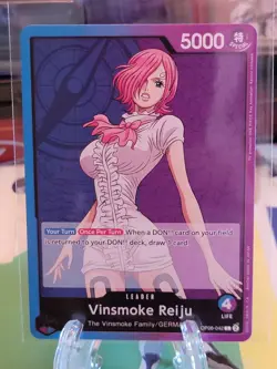 Vinsmoke Reiju - OP06-042 - Leader - Near Mint - English - One Piece Card Game - Image 1